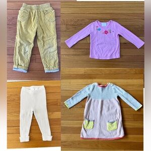 Mini Baby Boden Hanna Andersson Pink Yellow Daycare Play Bundle 85 90 2T 3T